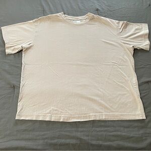 H&M bisque oversized t-shirt sz small
